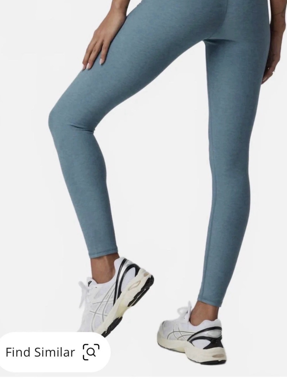 Vuori Elevation Leggings Womens Small Smoke Blue Heather Activewear - Picture 2 of 4